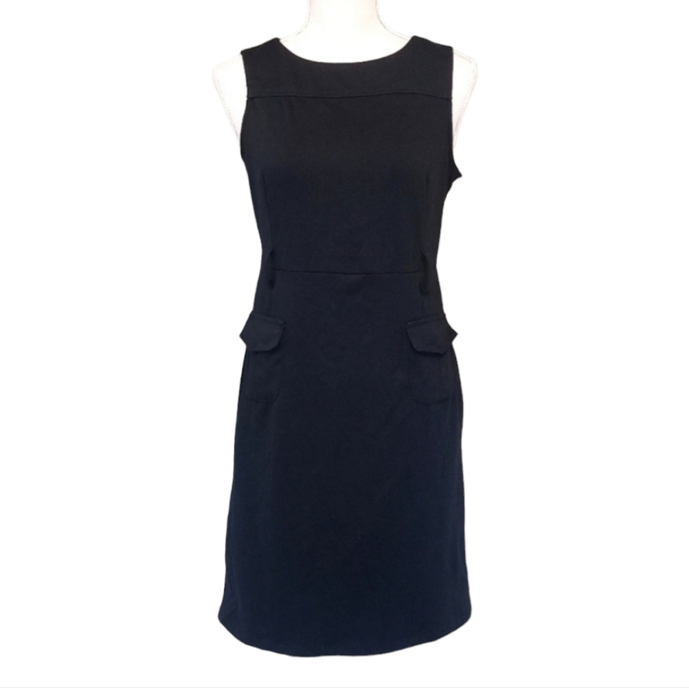MERONA Black Sleeveless Dress Size 2 | Classic + Pockets